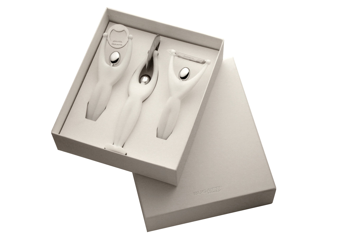 set 3pz gym bianco c/astucio