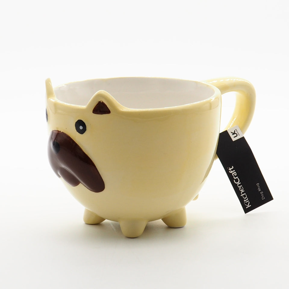 Kitchencraft Dog Mug, 350Ml, Gift Tagged