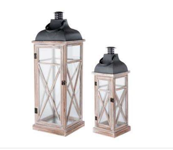 Lanterne grande legno L'Oca Nera