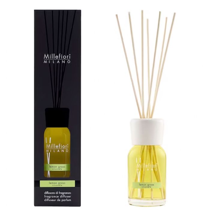 Diffusore profumazione stick 250 ml lemon grass Millefiori Milano