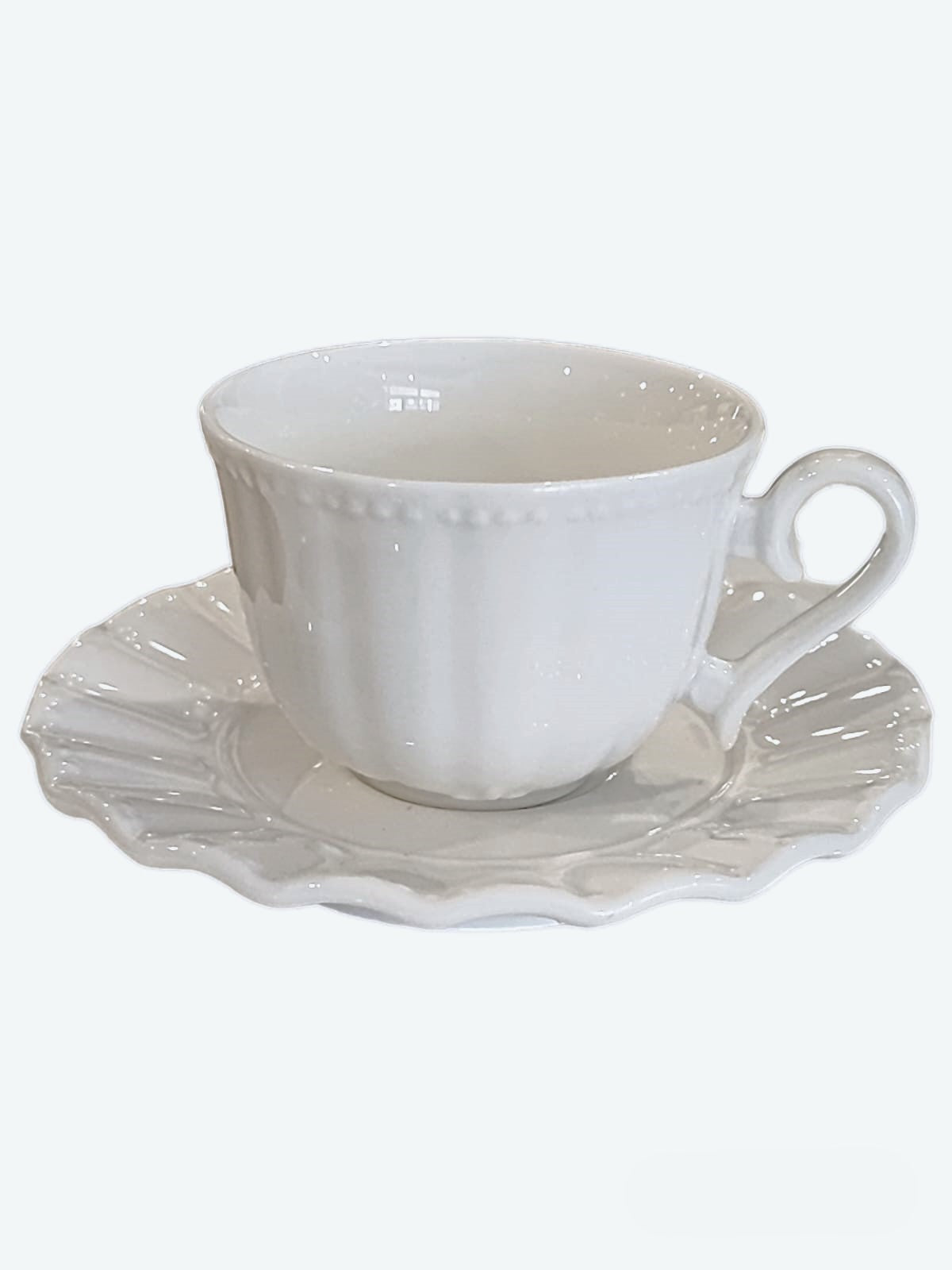 Tazza da caffè Ducale C/P CC 80 porcellana bianca