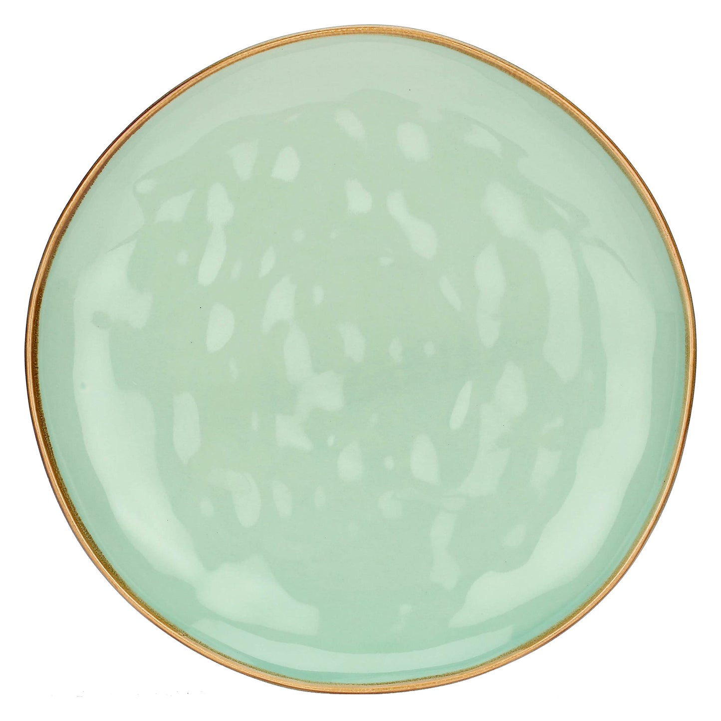 Piatto piano concerto rose & tulipani verde acqua