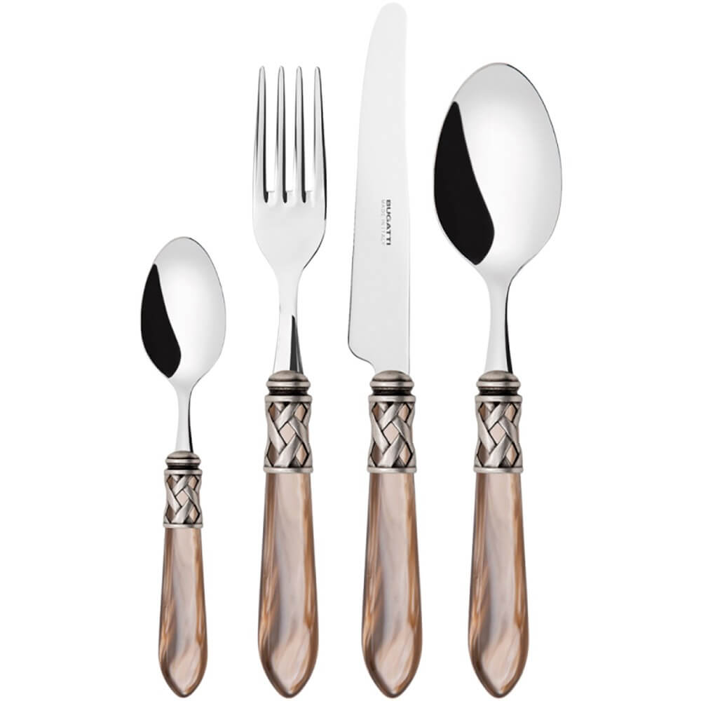 Posate aldin onice 24 pezzi Bugatti