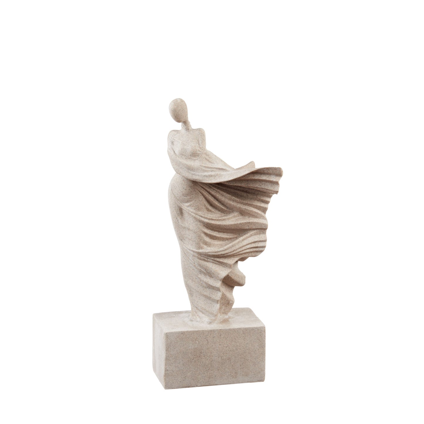 Scultura decorativa donna l'oca nera