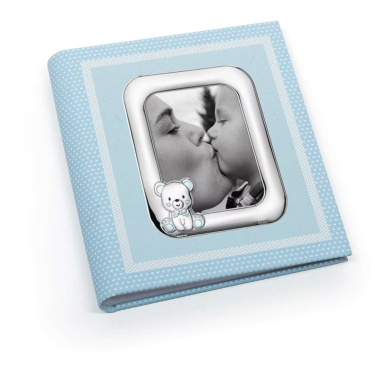 Album Bimbo Orsetto 25x30 celeste Puro
