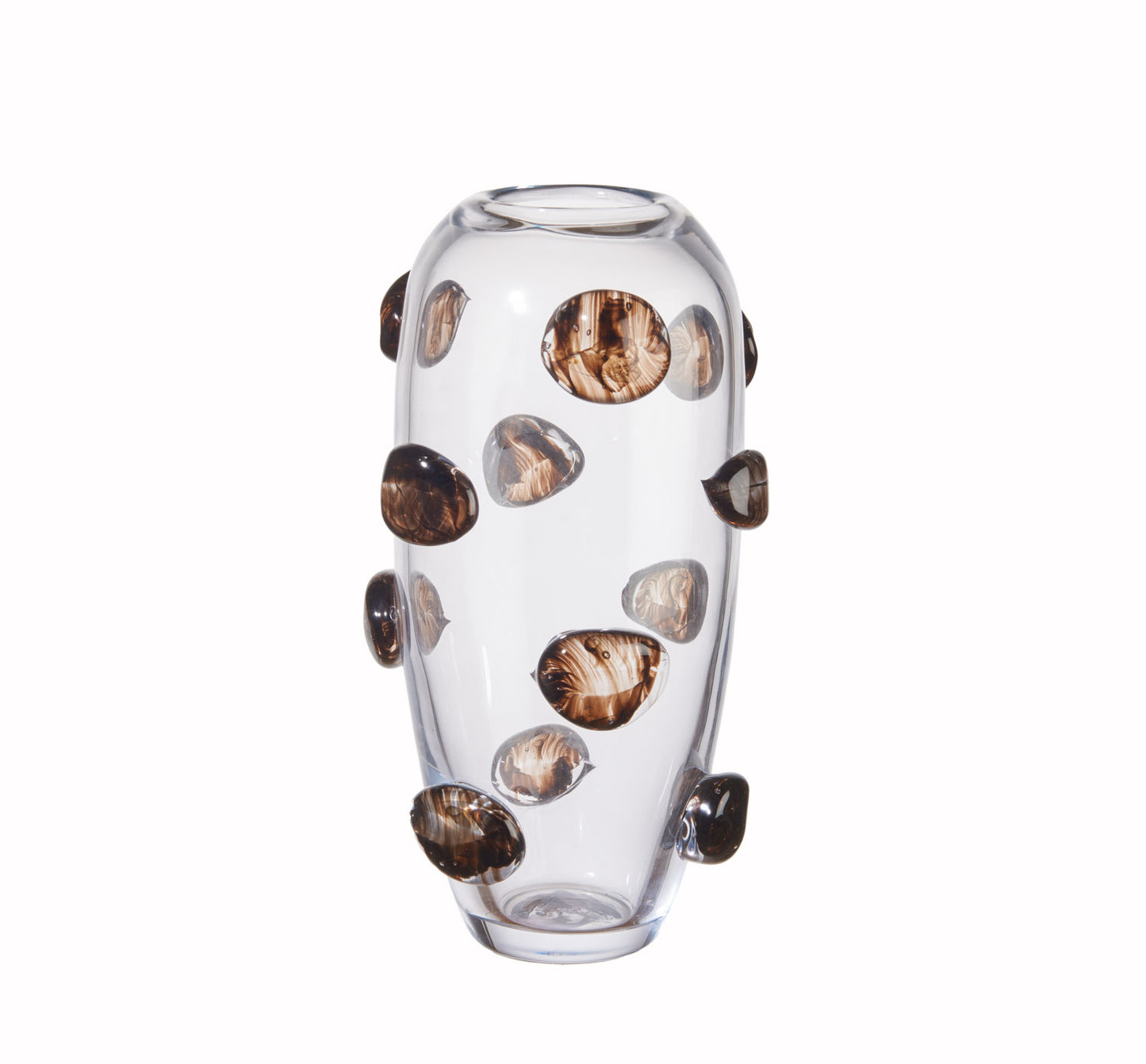 Vaso alto contemporaneo l'oca nera