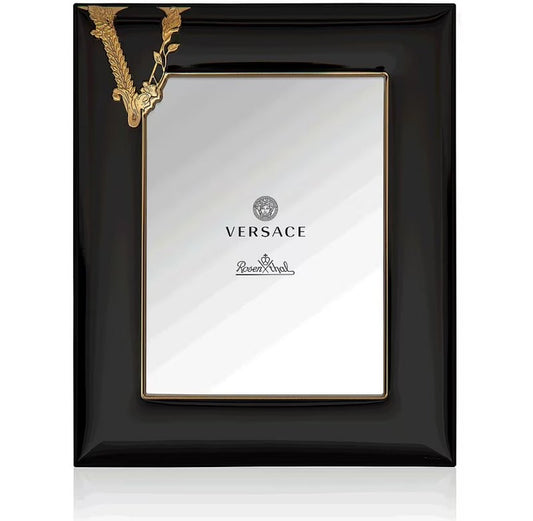 Portafoto picture frame versage nero oro 15x20