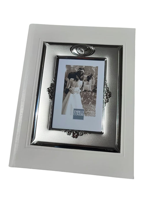 Album portfoto argento  matrimonio enrico coveri