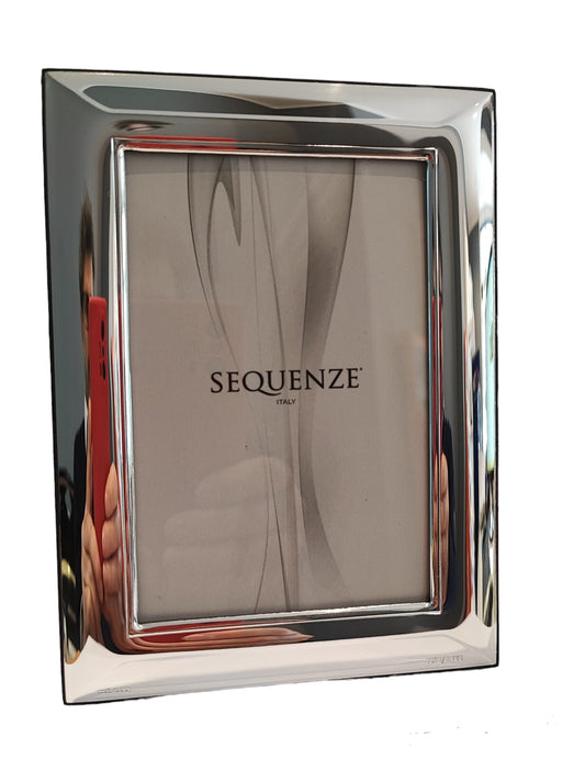 Portafoto argento 10X15 accent sequenze