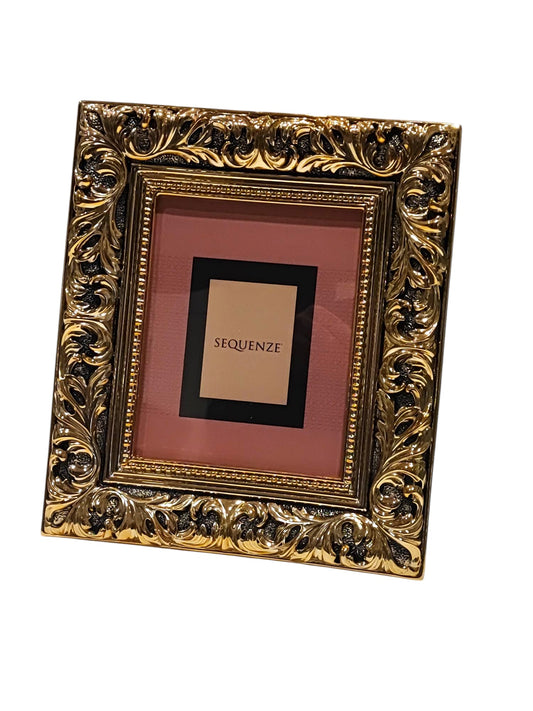 Portafoto argento/oro Wood 13x19 sequenze