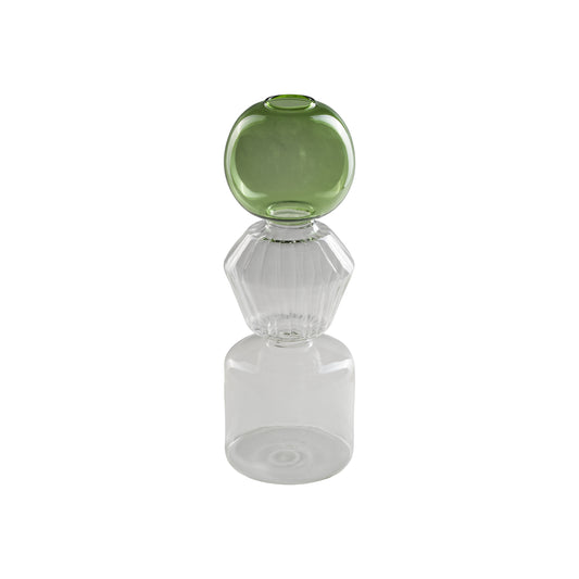 Vaso monofiore versavice verde l rituali domestici