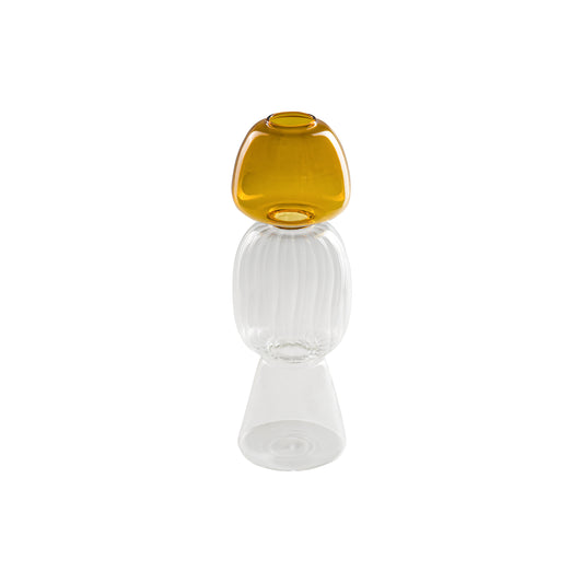 Vaso monofiore Versavice  Ambra L rituali domestici