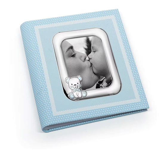 Album Bimbo Orsetto 20x25 celeste Puro