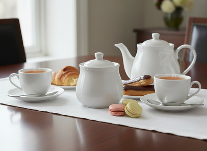 Zuccheriera Ducale Porcellana Bianca