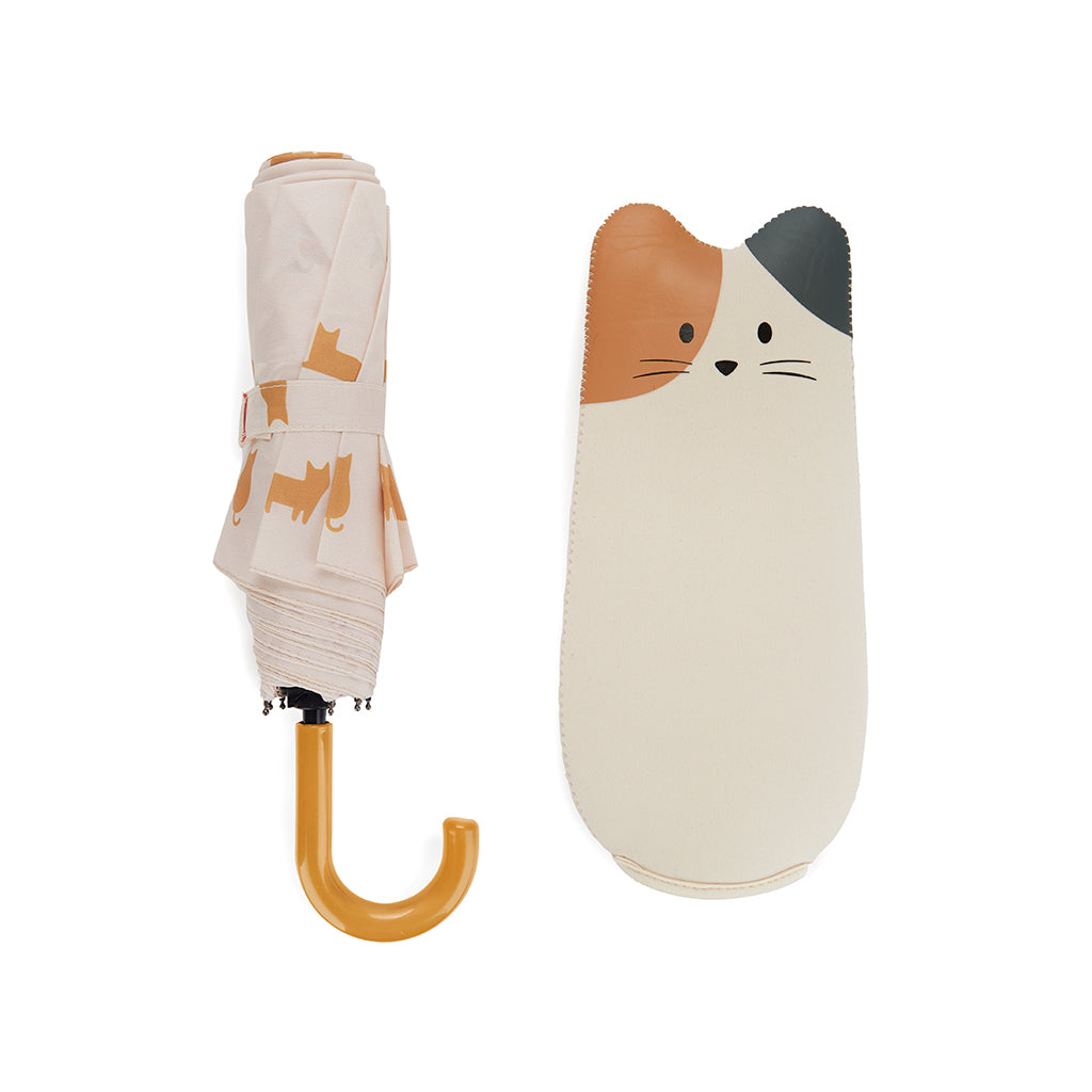 Ombrello Meowmbrella Calico con custodia neoprene Balvi