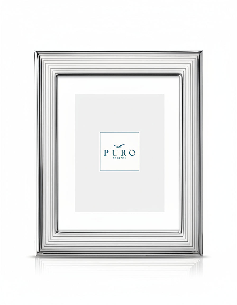 Portafoto argento Halley   15X20 Puro